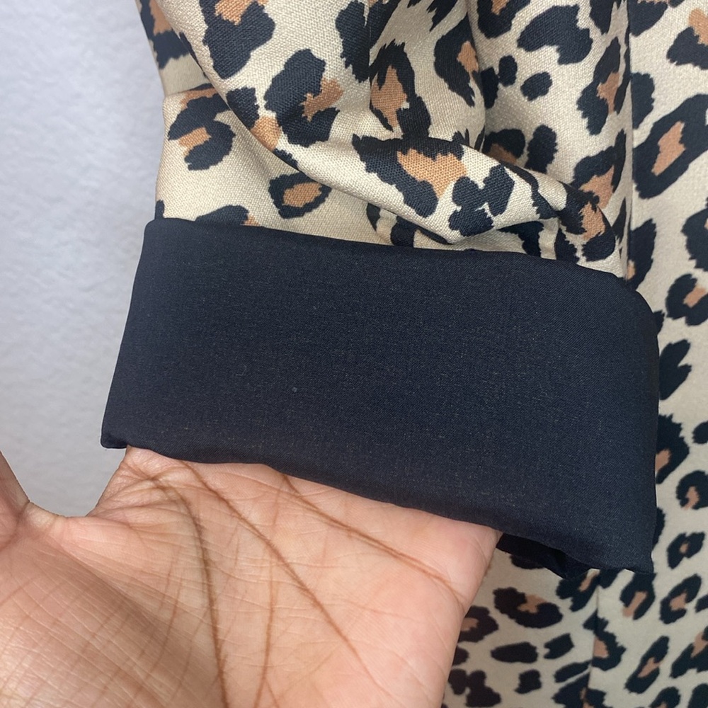 Floryday Leopard Print Long Singe Button Womens B… - image 8